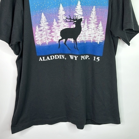 Vintage Screen Stars Best Aladden, Wy Black Elk Crewneck Tshirt XXL - Picture 3 of 12